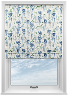 Wisteria Silk, Dream - Motorised Roman Blind